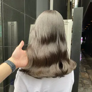 ロング カラー 山内 直英のヘアスタイル