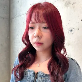 ロング カラー 🍎暖色ウルフ 🍎みさきのヘアスタイル