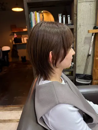 ミディアム カラー 大村 日向子のヘアスタイル