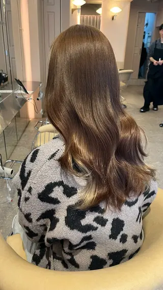 ロング カラー 💚 AKI 💚のヘアスタイル