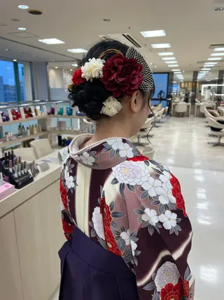 ヘアアレンジ 盛れるレイヤーカット 得意🌹井上美沙のヘアスタイル