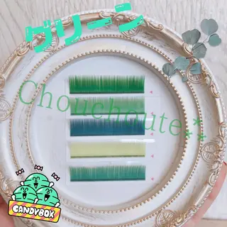 カラー マツエク・マツパ まつげサロン Chouchouteのマツエク・マツパデザイン