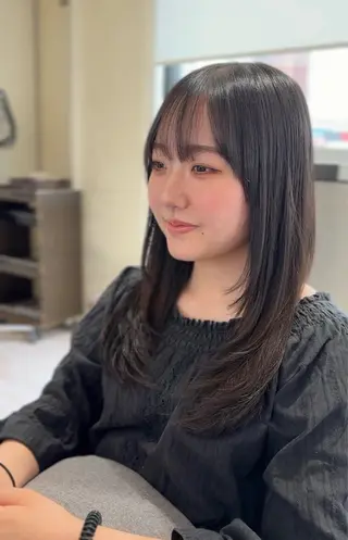 ロング 山口拓海 【顔周り小顔カット】のヘアスタイル