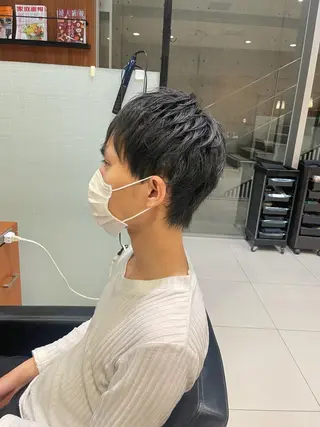 ショート メンズ 髙田 千華 髪質改善ストレートのヘアスタイル