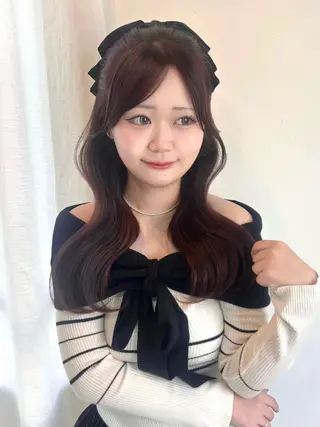 ロング カラー annuy ayanaのヘアスタイル