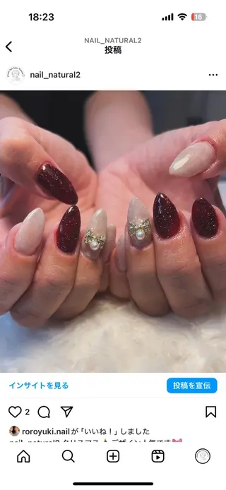 ネイル Nail salon Natulalのネイルデザイン