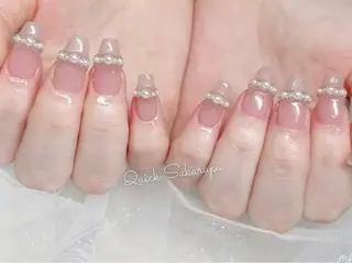 ミディアム Quick Sukarupuのネイルデザイン