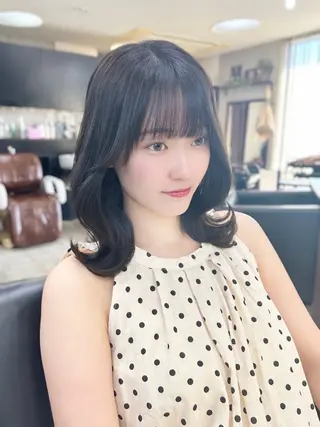 ミディアム カラー ＊横浜駅＊ 金子 誠也のヘアスタイル