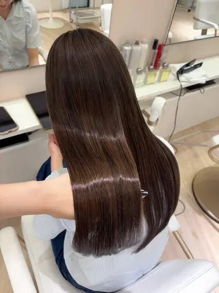 ロング カラー ParveMix 岡本えりかのヘアスタイル