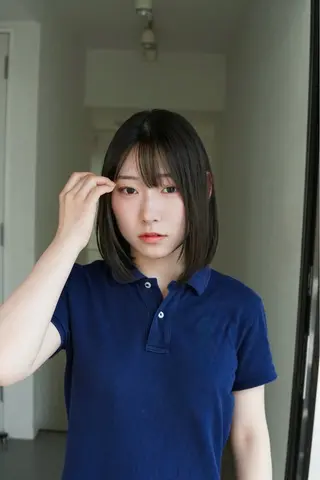 ミディアム カラー 髪質改善/透明感 松下喬亮のヘアスタイル