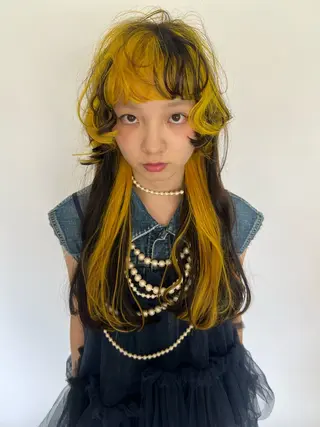 カラー にこ / ボブカットのヘアスタイル