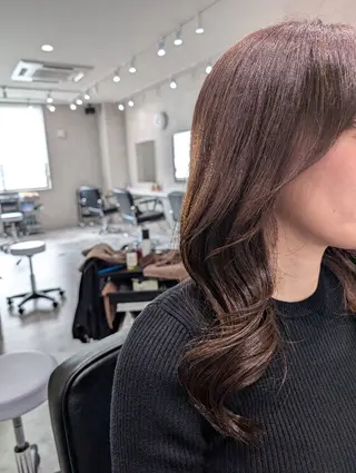 ロング カラー 髪質改善/ 上村旺武のヘアスタイル