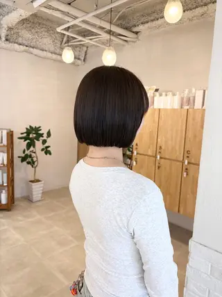 ミディアム カラー 大西 杏依のヘアスタイル