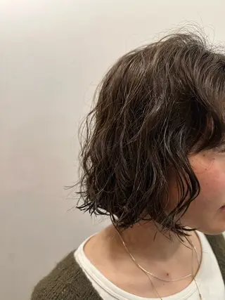 パーマ 藤本豪海 モニターモデル募集のヘアスタイル