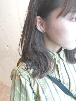 ミディアム カラー レイヤー/大人メンズ パーマ🌀 平島拓也のヘアスタイル