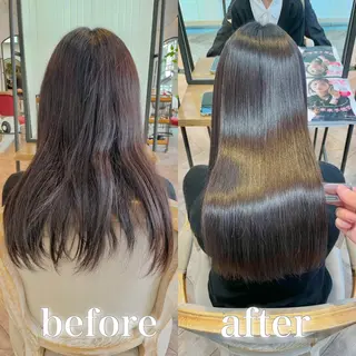 ロング パーマ 髪質改善特化 谷口祐綺のヘアスタイル