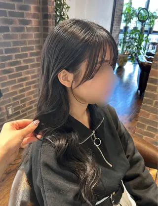 セミロング ヘアアレンジ 李奈🌼レイヤー/ 透明感カラーブリーチのヘアスタイル