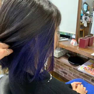 ミディアム 神 甚八のヘアスタイル