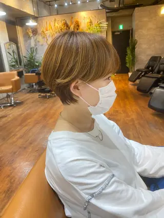 ショート 増山 大起のヘアスタイル