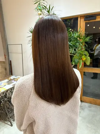 ロング 林 玲奈のヘアスタイル