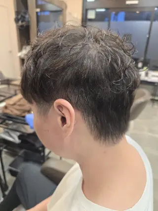 メンズ ミディアム パーマ 石川(park) ジェウンのヘアスタイル