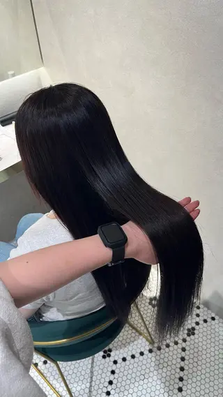 ロング カラー カラー/クロスパーマ /髪質改善/AiNAのヘアスタイル
