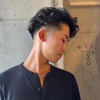 ショート パーマ メンズ お悩み×垢抜け特化 KAYA/渋谷のヘアスタイル