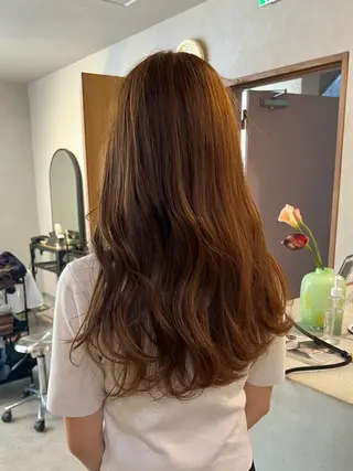 ロング カラー フジムラ ヒロタカのヘアスタイル