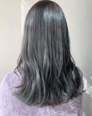 ロング カラー hubhair レイヤー/透明感のヘアスタイル