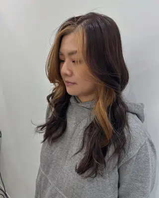 ロング カラー レイヤー/ヘアセット 💐nao.のヘアスタイル