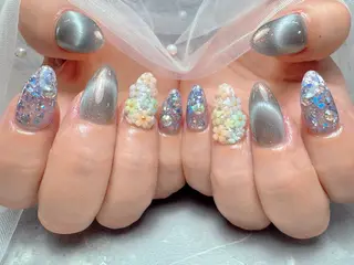 ネイル マジック ミラーのネイルデザイン