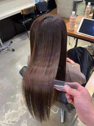 ロング カラー ✨縮毛矯正/髪質改善 錦糸町/松坂拓馬のヘアスタイル
