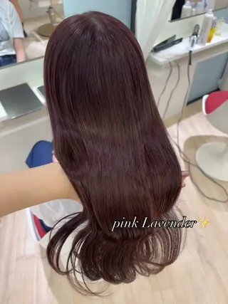 ロング カラー ParveMix 岡本えりかのヘアスタイル