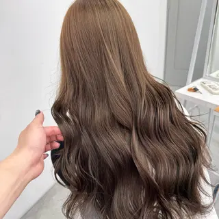 ロング カラー ヘアアレンジ ブリーチなしカラー /新百合ヶ丘/安形翔のヘアスタイル