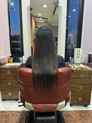 ロング 藤田 竜成のヘアスタイル