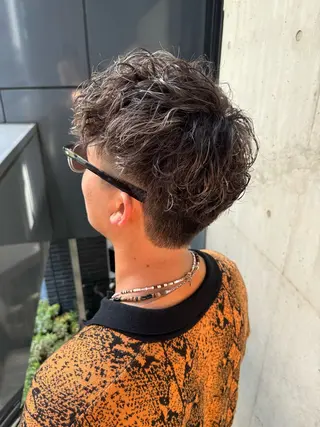 パーマ メンズ 河野 悠のヘアスタイル