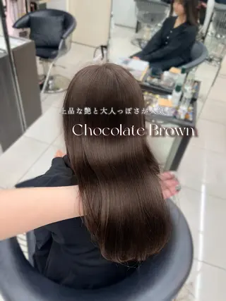 ロング レイヤー×艶髪🤎. 𝜗𝜚hitomiのヘアスタイル