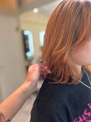 ミディアム カラー 多系統似合わせ/ tsuburaのヘアスタイル
