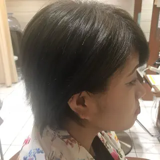 ショート カラー メ イのヘアスタイル