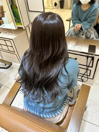 ロング カラー 栄/平日限定✨ REIRIのヘアスタイル