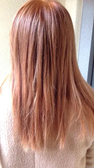 ミディアム カラー 熊谷 奈菜のヘアスタイル