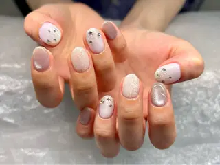 ネイル rairiaharu パラジェルのネイルデザイン