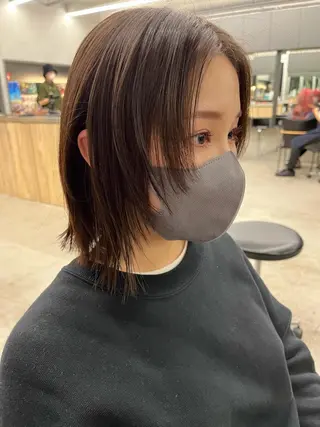 ミディアム パーマ yuuna/ レイヤーカット🎀のヘアスタイル
