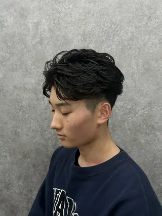 ショート パーマ 🔥フェザーパーマ 特化🔥勇斗のヘアスタイル
