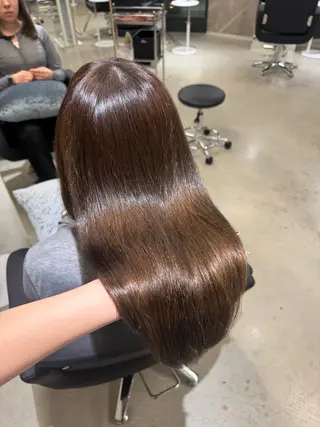 ミディアム カラー caho/大阪梅田 韓国ヘア♡のヘアスタイル