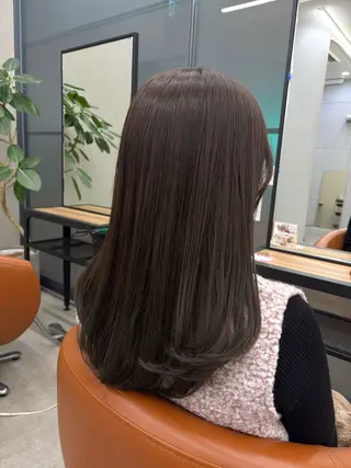 ロング カラー 🫧透明感🫧 上岡夕理香のヘアスタイル