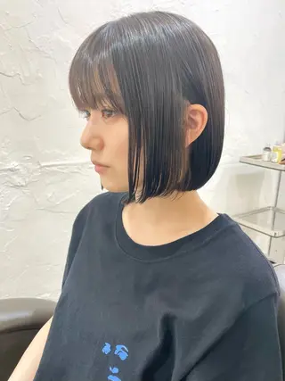 ショート 髪質改善 縮毛矯正/ レイヤー/銀座/本木のヘアスタイル