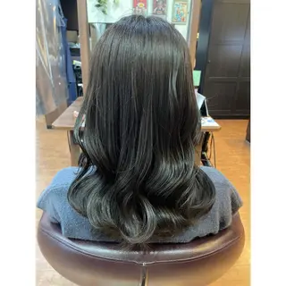 セミロング カラー オオマ 🐥のヘアスタイル