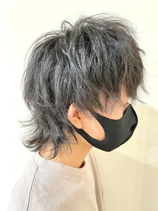 ショート メンズ 《インナーカラー》 YAMADAのヘアスタイル