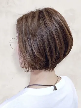 ショート カラー 【店長】韓国ヘア/ 美髪ケア 野沢綾馬のヘアスタイル